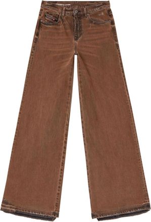 Diesel Beige Wide Leg Jeans