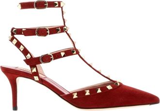 Valentino Garavani Dames, Schoenen, Rood, Maat: 38 1/2 EU Su&egrave;de