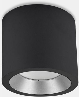 Leds - C4 LEDS C4 - Plafón IP66 Cosmos LED ø126mm LED 17.6 Blanco neutro - 4000K ON-OFF Gris urbano 1118lm