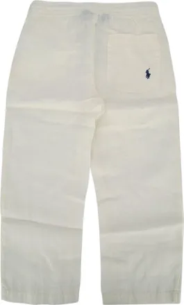 Polo Ralph Lauren Drawstring Cotton Trousers - Beige