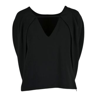 Alberta Ferretti Dames, Blouses & Shirts, Zwart, Maat: XL Viscose