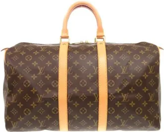 Louis Vuitton Pre-owned Weekend Bags, male, Brown, Size: ONE SIZE Pre-owned Boston Bag