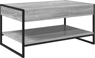 vidaXL Mesa De Caf&eacute; Gris Sonoma 80 X 50 X 40 Cm Madera Contrachapada Vidaxl