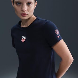 Nike USWNT Nike Womens Soccer T-Shirt in Blue | HQ8460-451