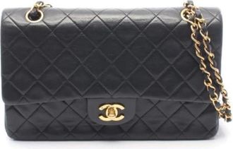 Chanel Pre-owned Vintage Schoudertas - Dames - Vintage Schoudertas - Zwart - ONE Size - Leer - Vintage