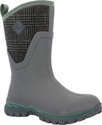 The Original Muck Boot Company Unisex Arctic Sport II Neoprene Grey/Plaid Wellington - Size UK 7