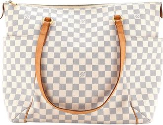 Louis Vuitton White Damier Totally Gm (Authentic Pre-Loved)