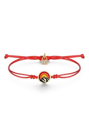 Mantra Mountain Do Hard Things bracelet in Yellow Gold at Nordstrom