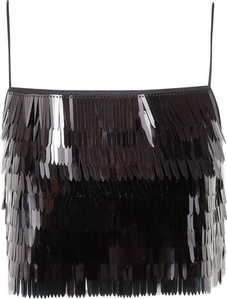 Self Portrait Sequin Top