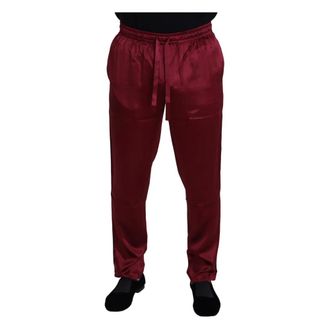 Dolce & Gabbana Hombre, Pantalones, Rojo, Talla: M