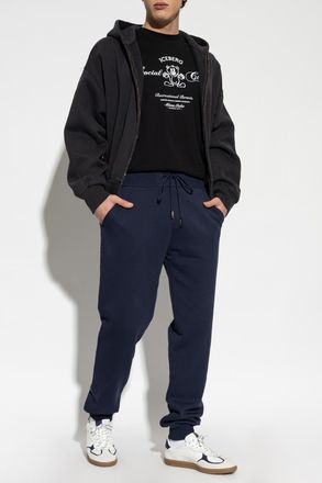 Iceberg T-shirt With Print, Mens, Black