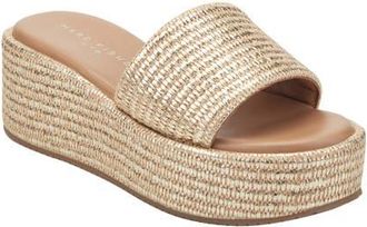 Marc Fisher Daylin Platform Sandal in Gold at Nordstrom, Size 7.5