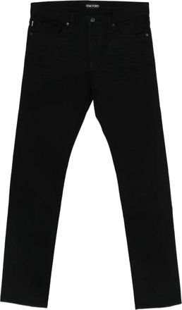 Tom Ford Jeans con applicazione logo - Nero