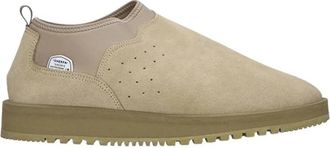 Suicoke Middentaupe Wol-Gevoerde Sneakers - unisex - Loafers - Bruin - 44 EU - Wol - Schoenen