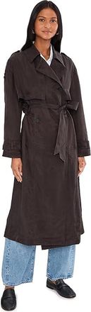 AllSaints Linnie Trench Womens Vest Torte Brown : MD, Lyocell/Modal