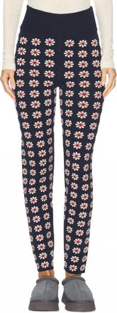 The Great Outdoors Merino Legging In Frosted Daisy