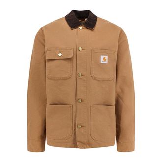 Carhartt Work in Progress Michigan Coat - Heren - Zomerjassen - Bruin - M - Katoen - Jassen