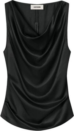 &Aacute;eron Mujer, Camisetas, Negro, Talla: 2XS