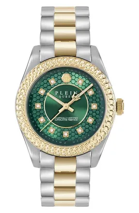 Philipp Plein Queen Bracelet Watch, 36mm in Two Tone at Nordstrom
