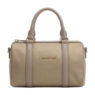 Lancaster Tassen, Dames, Grijs, ONE Size, Nylon, Small Polochon Zip Bag Milano Ana