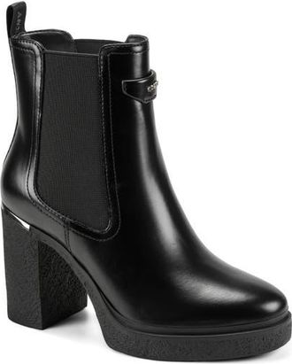 DKNY Tisdel Platform Chelsea Boot in Black at Nordstrom, Size 5.5