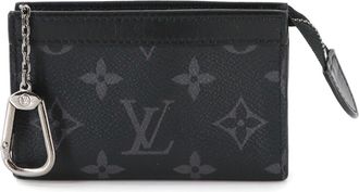 Louis Vuitton Monogram Eclipse Monogram Eclipse Coin Purse/Coin Case (Pre-Owned)