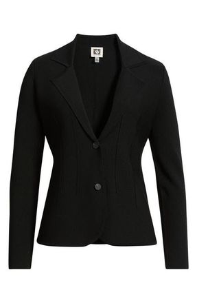 Anne Klein Dart Cardigan in Anne Black at Nordstrom, Size X-Large