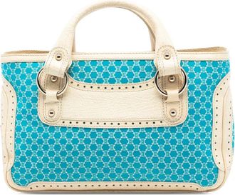 Celine Borsa a mano Boogie in tela Macadam 2000-2006 - Blu