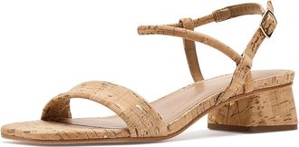 Bernardo Josei Womens Wedge Shoes Cork/Gold Fleck : 6.5 M, Leather
