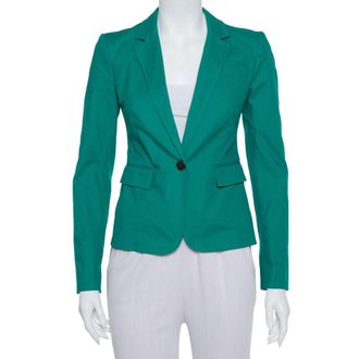 Joseph Green Stretch Cotton Watch Short Blazer