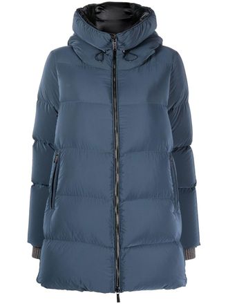 Moorer Jas met capuchon - Blauw