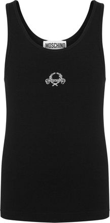 Moschino Racerback Black Tank Top