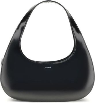 Coperni Slim Swipe Baguette Schoudertas - Dames - Schoudertassen - Zwart - ONE Size - Leer - Tassen