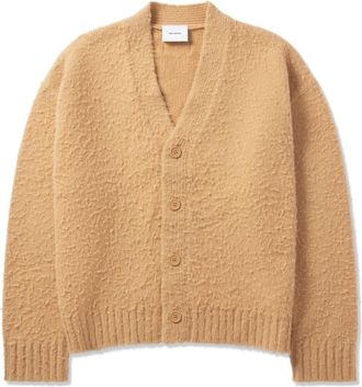 Axel Arigato Studio Cardigan - Heren - Vesten - Bruin - S - Wol - Truien & Vesten