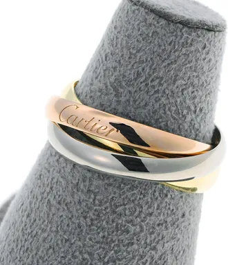 Cartier Pink Gold White Gold Yellow Gold Yellow Gold (18K) Pink Gold (18K) White Gold (18K) Band Ring (Pre-Owned)