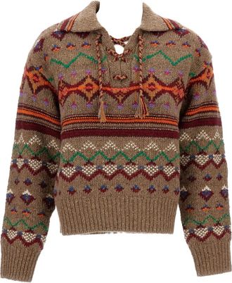 Polo Ralph Lauren Geometrische coltrui - Bruin