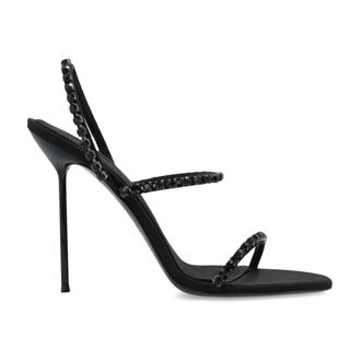PARIS TEXAS High Heel Sandals, female, Black, Size: 11 US Lidia Heeled Sandals