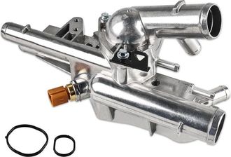OEM Carcasa Del Termostato Del Refrigerante Del Motor De Aluminio Mejorada, N&uacute;meros De Pieza 256002g500 Y 256202g500, Compatible Con Kia Optima/sorento (2