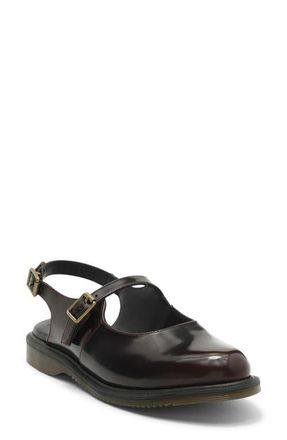 Dr. Martens Madaline Slingback Mary Jane Flat in Cherry Red at Nordstrom, Size 11Us