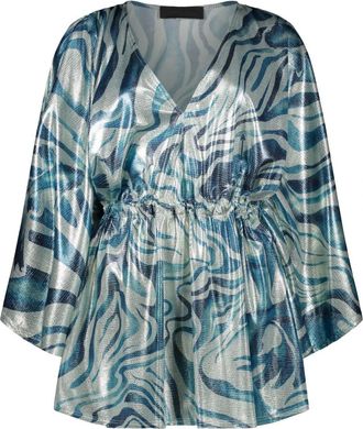 Alberta Ferretti Mujer, Blusas y Camisas, Azul, Talla: L