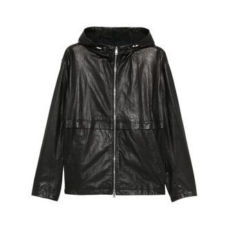 Tagliatore Leather Jackets, male, Black, Size: M Kayv Jacket