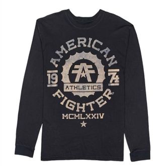 American Fighter Mens Maryland Long Sleeve Tee In Black
