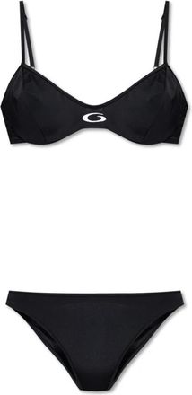 Balenciaga Tweedelig badpak - Dames - Bikinis - Zwart - L - Tweed - Badmode