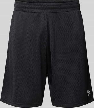 Review Shorts aus Mesh mit Logo-Print in Black, Gr&ouml;&szlig;e XXL