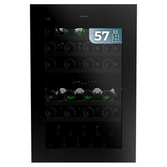 Cecotec Cecotec Vinoteca Integrable 57 Botellas 88,5x60cm Con Compresor Bolero Grandsommelier Duo 57000 Touch Matt Black Compressor