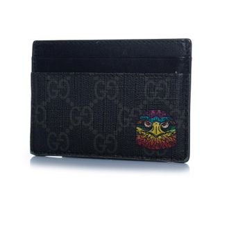 Gucci Pre-owned Mens Supreme Eagle Head card holder - Multicolour Canvas - One Size
