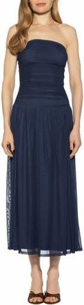 Alexia Admor Seraphina Strapless Midi Dress in Navy at Nordstrom Rack, Size X-Small