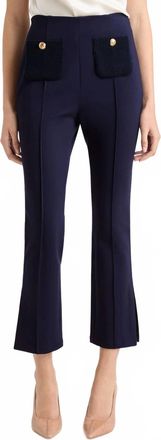 Cinq &agrave; Sept Paulette Cropped Skinny Pant In Navy