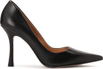 Kazar Klassieke zwarte stiletto pumps - Dames - Pumps - Zwart - 37 EU - Leer - Schoenen