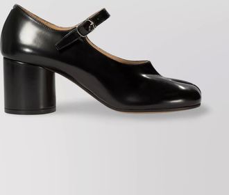 Maison Margiela glossy finish block heel slingbacks